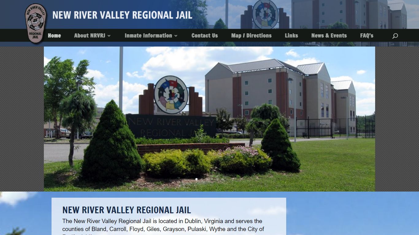 New River Valley Regional Jail | Inmate Search | Inmate Programs