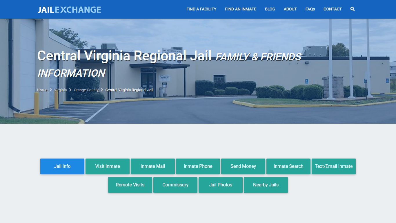 Central Virginia Regional Jail VA | Booking, Visiting, Calls, Phone